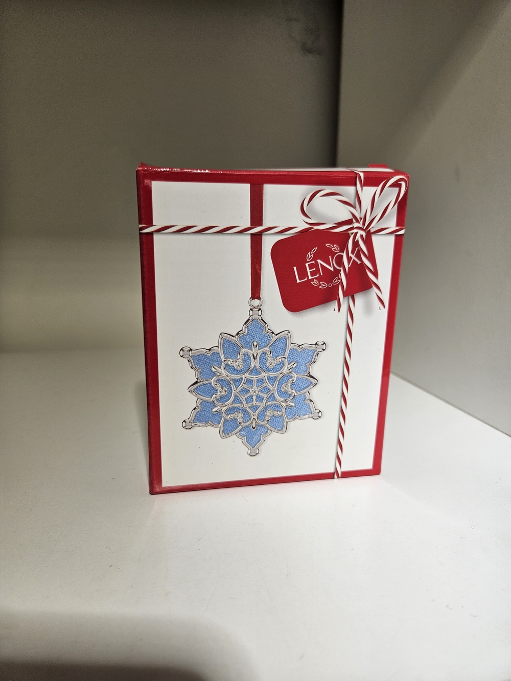 Lenox Blue Snowflake Holiday Ornament -